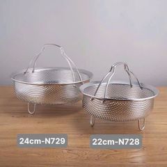  Rổ hấp inox 304 22cm/ 24cm 