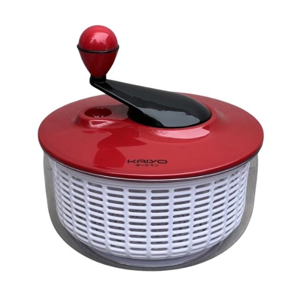 Rổ quay rau li tâm Kaiyo 5.5L - Màu xanh/ Đỏ
