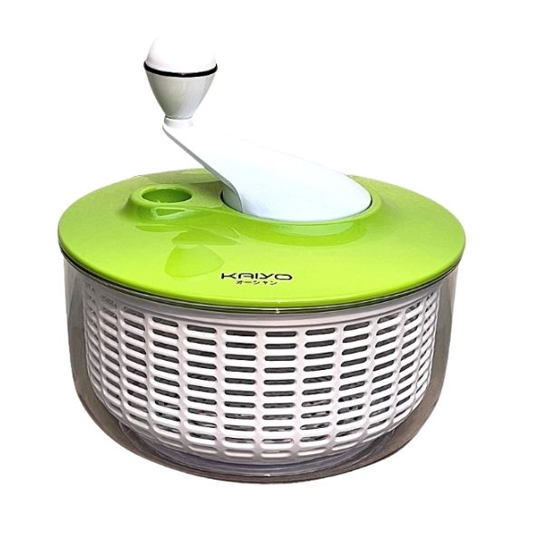 Rổ quay rau li tâm Kaiyo 5.5L - Màu xanh/ Đỏ