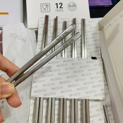  Set 12 đôi đũa inox Moos Đức inox 316L 