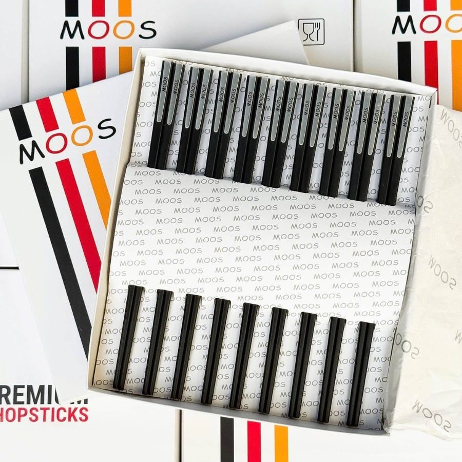 Set 18 đôi đũa sợi thuỷ tinh Moos Đức