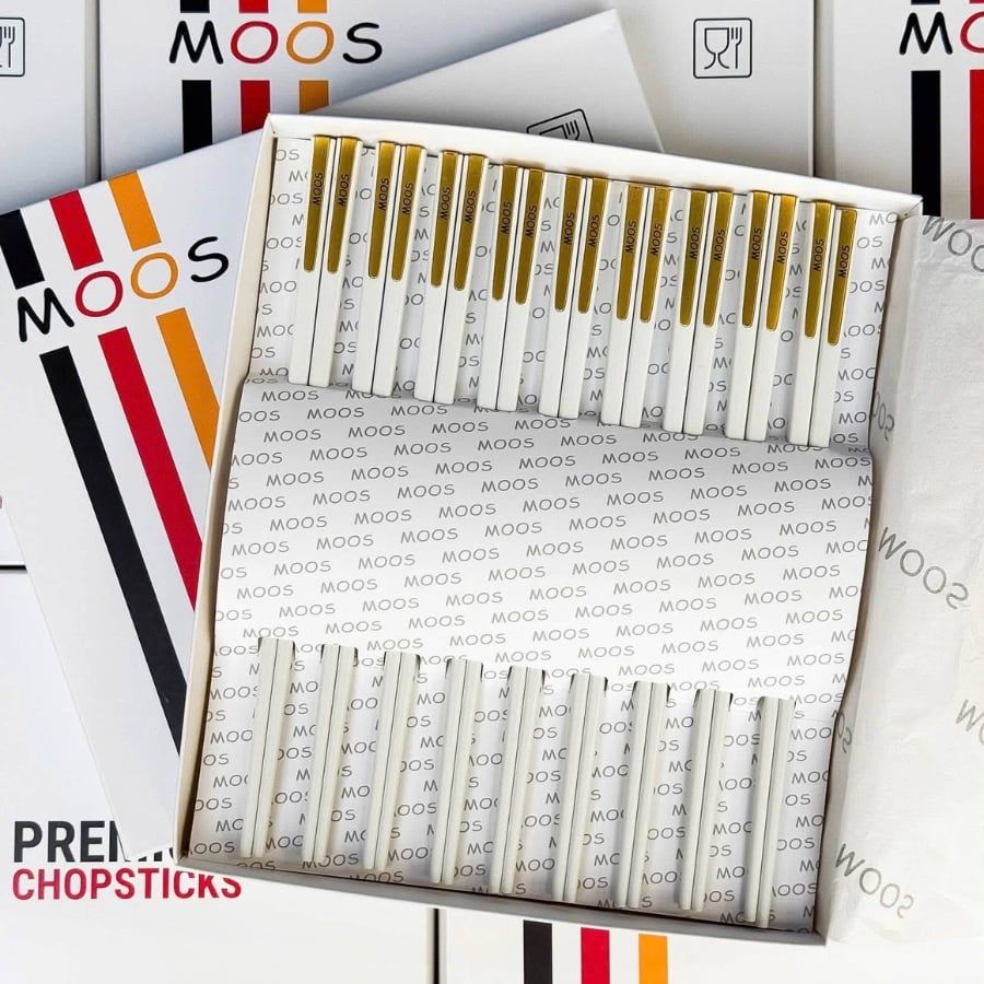 Set 18 đôi đũa sợi thuỷ tinh Moos Đức