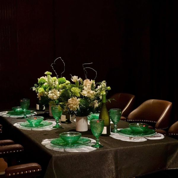 Set 18 món bát đĩa ly Viola - Màu Xanh - Model 2025