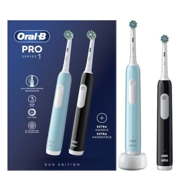 Set 2 bàn chải điện Oral-B Pro 1