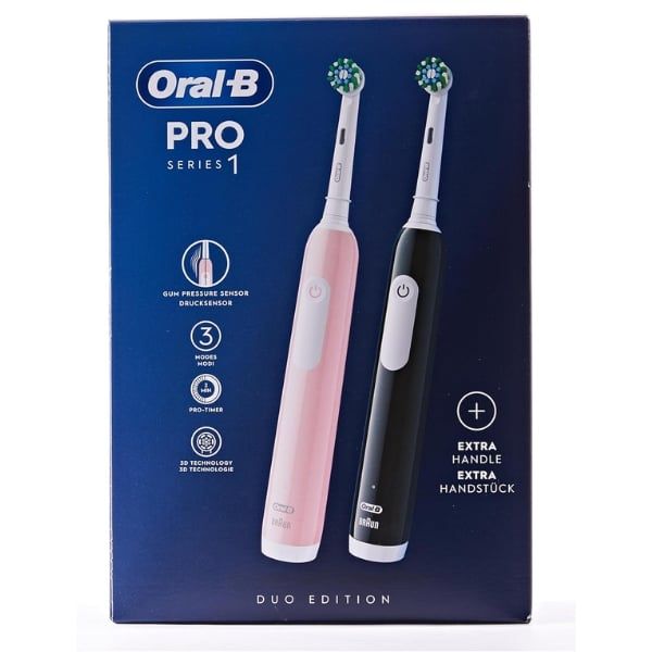 Set 2 bàn chải điện Oral-B Pro 1
