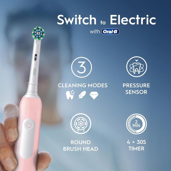 Set 2 bàn chải điện Oral-B Pro 1