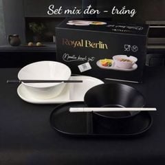  Set 2 bát ăn phở kèm 2 đĩa Royal Berlin 