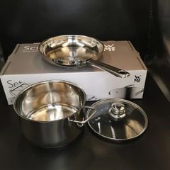  Set 2 Bộ nồi chảo WMF Diadem Plus - Nồi 20cm, chảo 24cm 