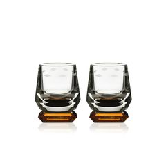  Set 2 cốc pha lê whiskey Whimsy Reflections Copenhagen 