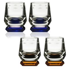  Set 2 cốc pha lê whiskey Whimsy Reflections Copenhagen 