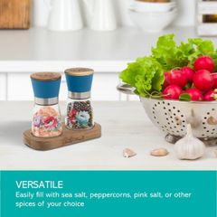  Set 2 dụng cụ xay tiêu muối The Pioneer Woman Sweet Romance - Màu Đỏ/ Xanh 