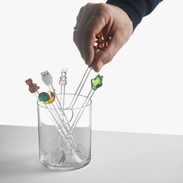 Set 2 thìa Ichendorf Milano Botanica ếch và ốc sên