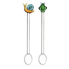  Set 2 thìa Ichendorf Milano Botanica ếch và ốc sên 