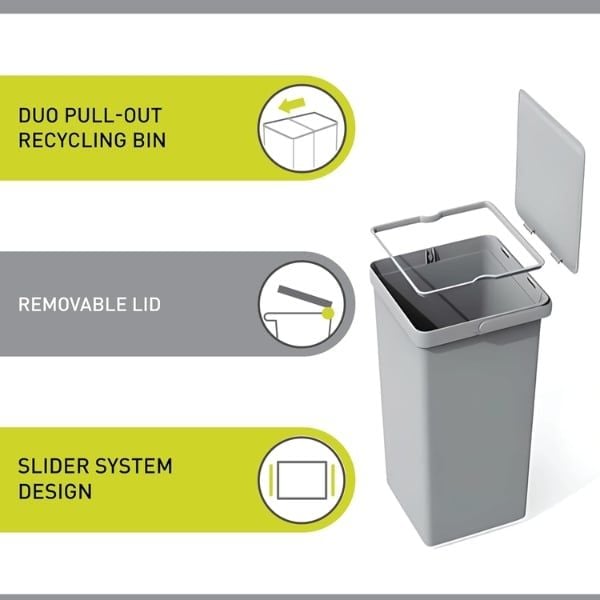 Set 2 thùng rác EKO Deco Duo EK9932 20L & 15L