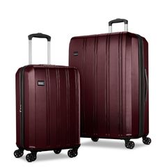  Set 2 Vali Samsonite Carbon X size 20/30 - Tách Set - Màu Đỏ Ghi 