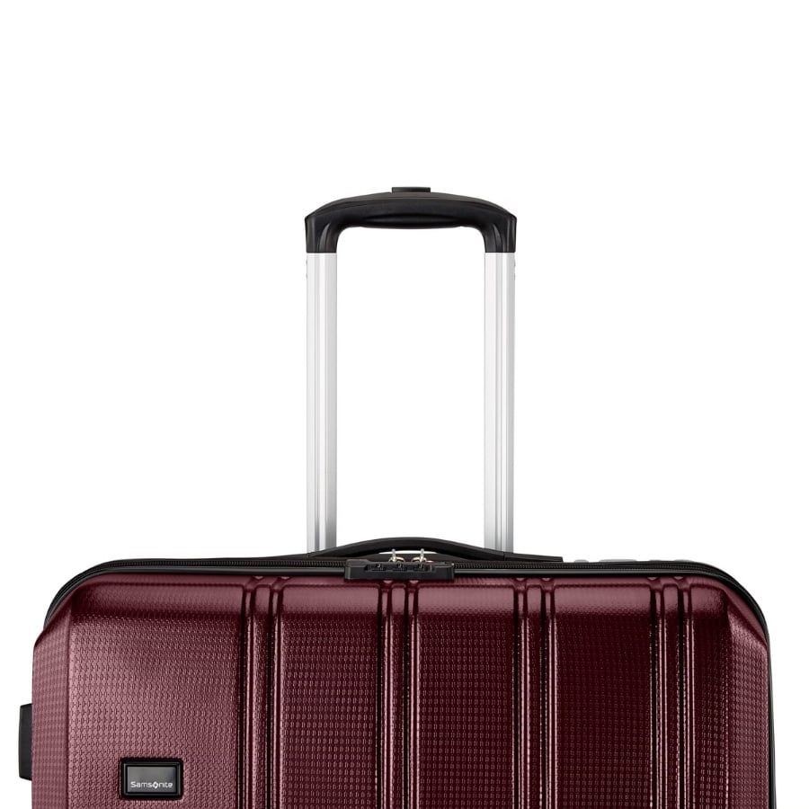 Set 2 Vali Samsonite Carbon X size 20/30 màu Đỏ Ghi