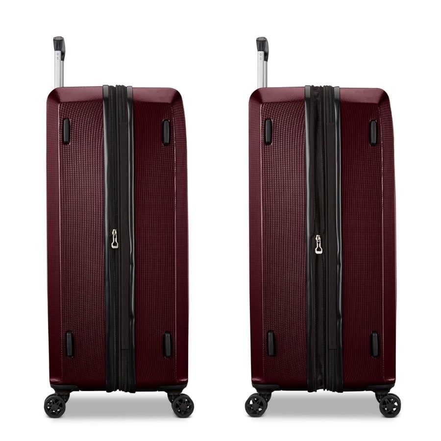 Set 2 Vali Samsonite Carbon X size 20/30 màu Đỏ Ghi
