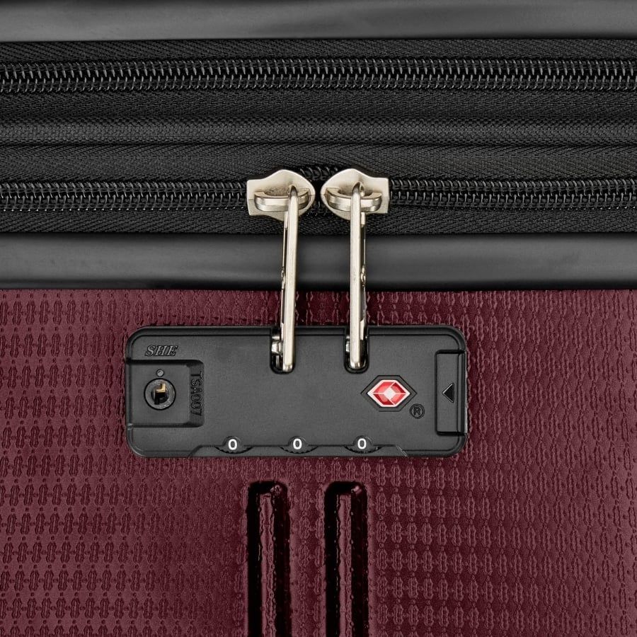 Set 2 Vali Samsonite Carbon X size 20/30 màu Đỏ Ghi