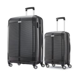  Set 2 Vali Samsonite Supra DLX size 20/28inch - Đen 