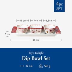  Set 3 bát kèm khay Villeroy & Boch Toy's Delight 