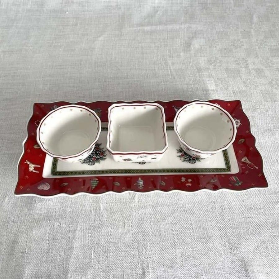 Set 3 bát kèm khay Villeroy & Boch Toy's Delight