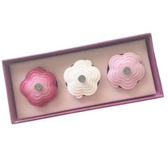  Set 3 charm nam châm Le Creuset 