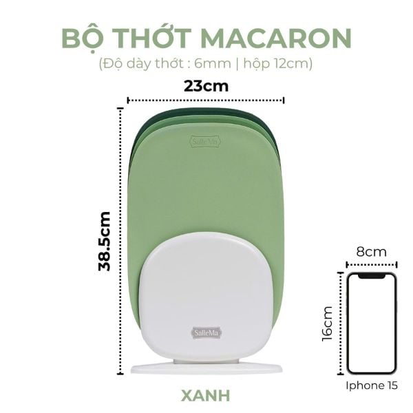 Set 3 thớt TPU SalleMa - Hàn Quốc