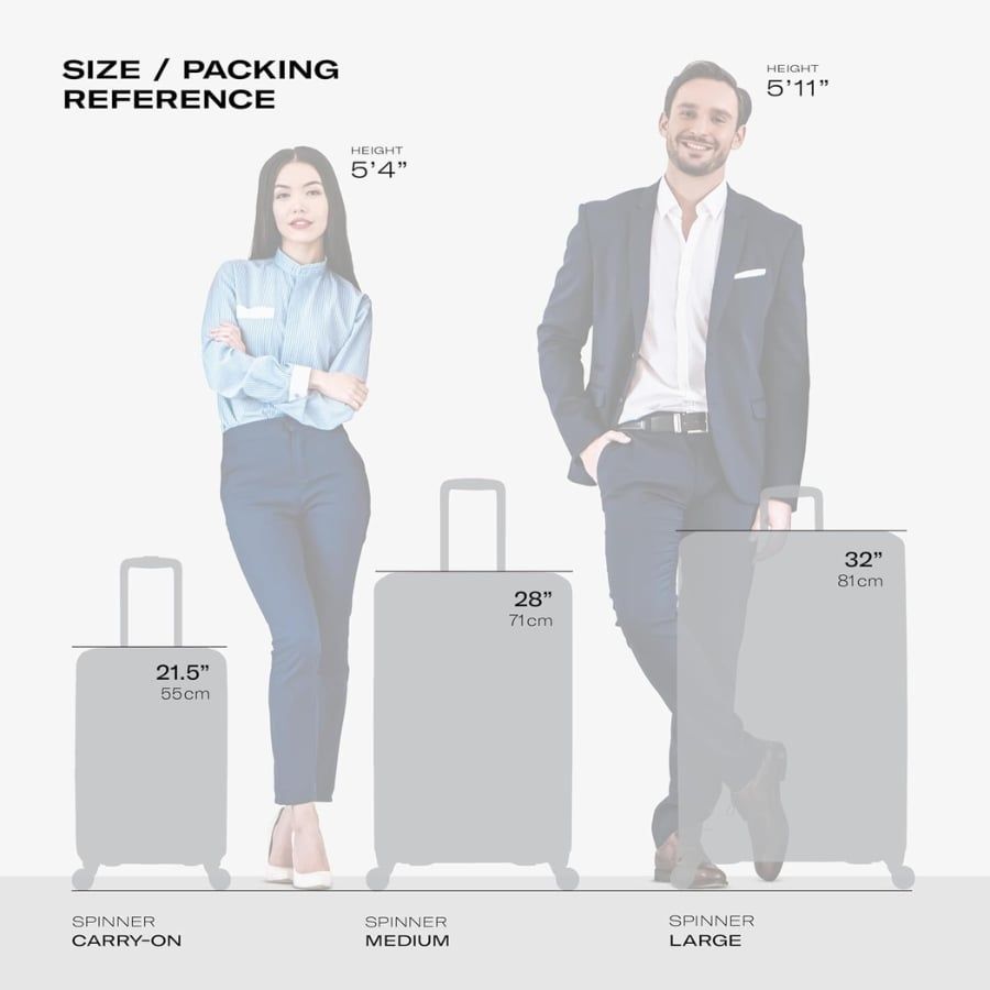 Set 3 vali Samsonite Centric 2 - Size 20/24/28 - Tách set