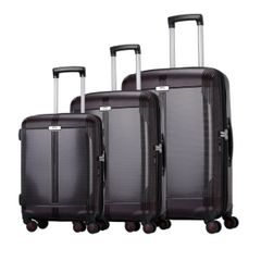  Set 3 Vali Samsonite Supra DLX size 20/24/28inch - Đen 