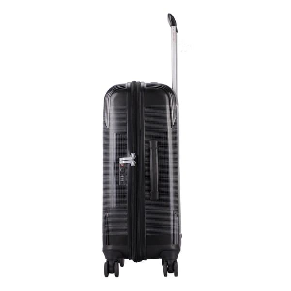 Set 3 Vali Samsonite Supra DLX size 20/24/28inch - Đen khóa số TSA