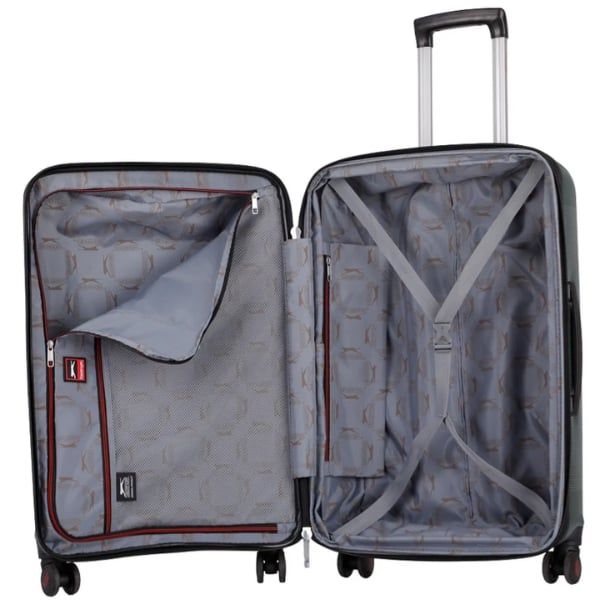 Set 3 Vali Samsonite Supra DLX size 20/24/28inch - Đen khóa số TSA