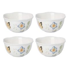  Set 4 bát cơm Lenox Butterfly Meadow 11.7cm 