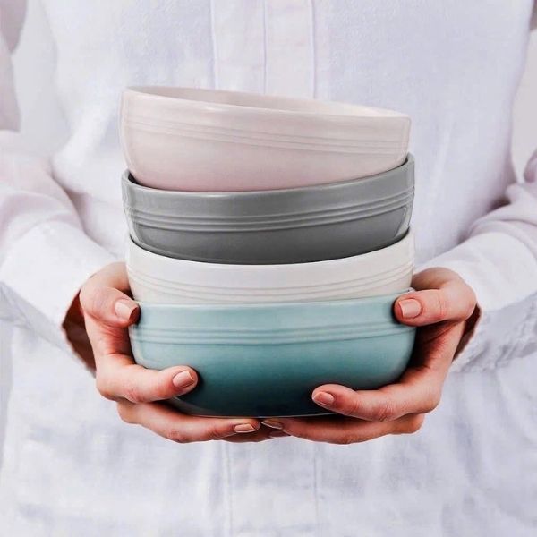 Set 4 bát tô nhỡ Le Creuset Cereal 16cm 770ml đựng bún phở