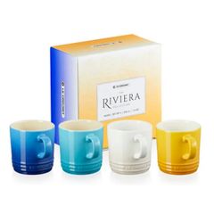  Set 4 cốc sứ Le Creuset Riviera 350ml 89113351219030 