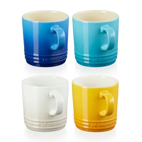 Set 4 cốc sứ Le Creuset Riviera 350ml 89113351219030