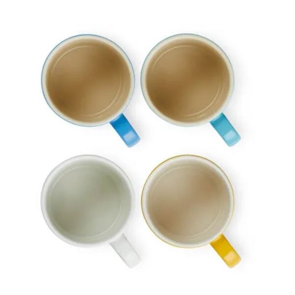 Set 4 cốc sứ Le Creuset Riviera 350ml 89113351219030