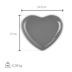  Set 4 đĩa Le Creuset 23cm hình trái tim 