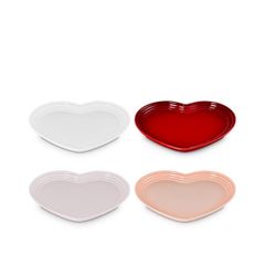  Set 4 đĩa Le Creuset 23cm hình trái tim 