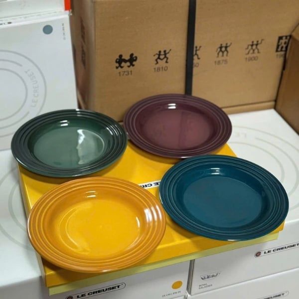 Set 4 đĩa Le Creuset Botanique 17cm