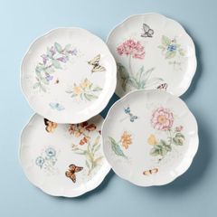  Set 4 đĩa Lenox Butterfly Meadow 28cm 891268 