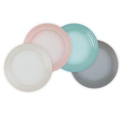  Set 4 đĩa phẳng Le Creuset 22cm màu Pastel - 1109032 