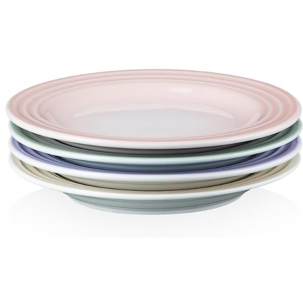 Set 4 đĩa phẳng Le Creuset 22cm màu Pastel - 1109032