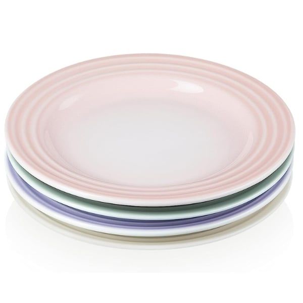 Set 4 đĩa phẳng Le Creuset 22cm màu Pastel - 1109032
