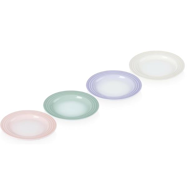 Set 4 đĩa phẳng Le Creuset 22cm màu Pastel - 1109032