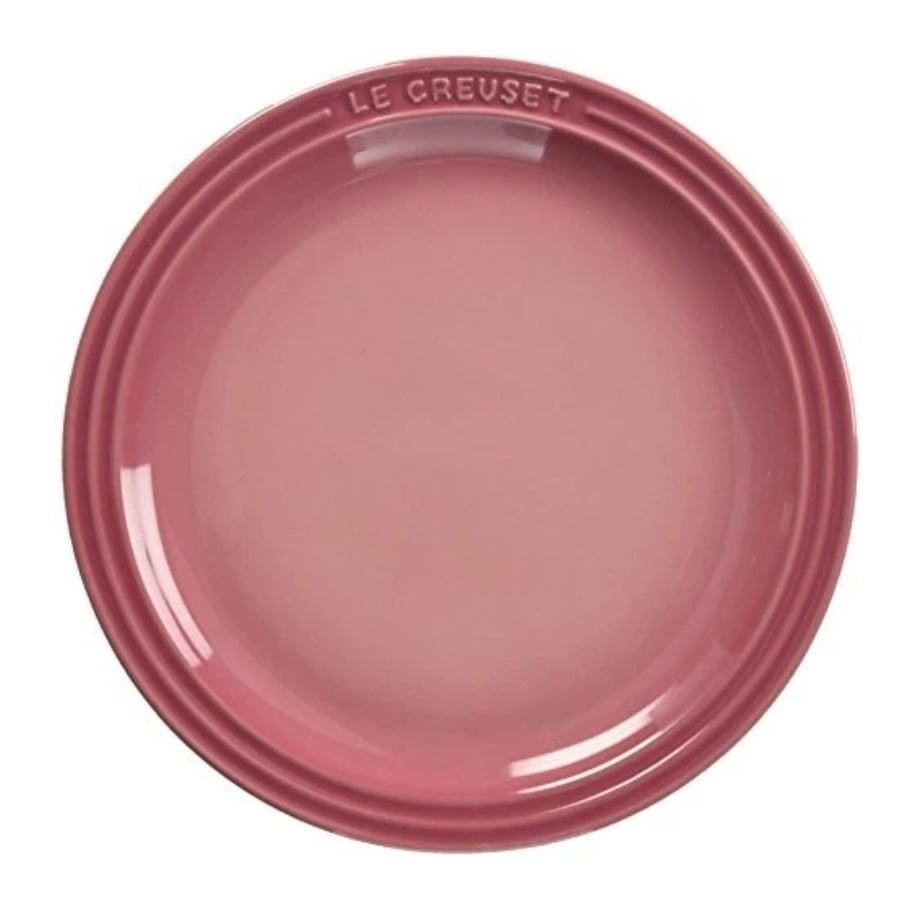 Set 4 món cốc đĩa Le Creuset - 3 đĩa 1 cốc 350ml - Màu Hồng