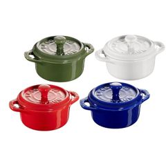  Set 4 nồi gốm mini Staub 200ml 