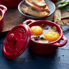  Set 4 nồi gốm mini Staub 200ml 