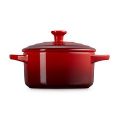  Set 4 thố có nắp LeCreuset mini - 2 đỏ, 2 cam 