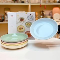 Set 5 đĩa sâu lòng Staub 22cm màu pastel 650ml