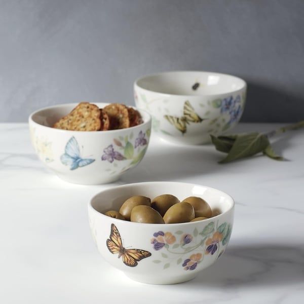 Set 6 bát cơm Lenox Butterfly Meadow 10.5cm